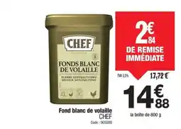 Promocash CHEF Fond blanc de volaille offre