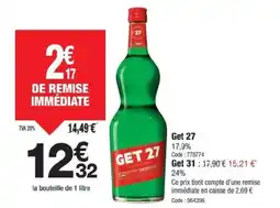 Promocash GET 27 offre