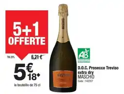 Promocash MASCHIO D.O.C. Prosecco Treviso extra dry offre