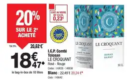 Promocash LE CROQUANT I.G.P. Comté Tolosan offre