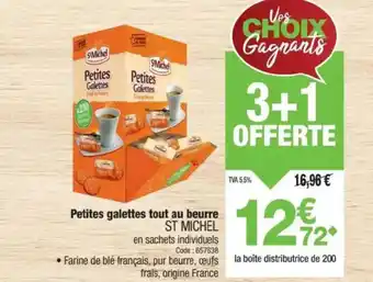 Promocash ST MICHEL Petites galettes tout au beurre offre