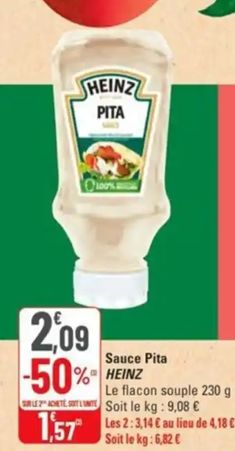 G20 Sauce pita heinz offre