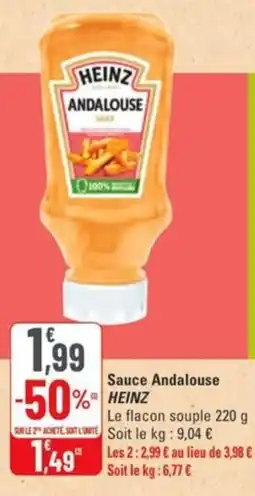 G20 Sauce andalouse heinz offre