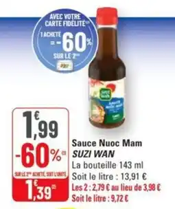 G20 Sauce nuoc mam suzi wan offre