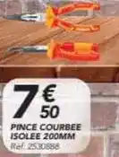 Les Briconautes Pince courbee isolee 200mm offre
