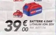 Les Briconautes Batterie 4.0ah lithium ion 20v offre