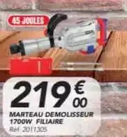 Les Briconautes Marteau demolisseur 1700w filiaire offre
