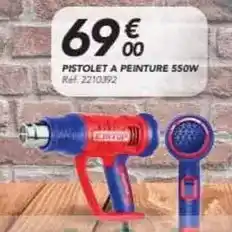 Les Briconautes Pistolet a peinture 550w offre