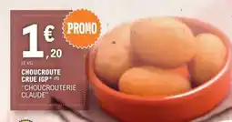 E.Leclerc Promo - choucroute crue igp offre