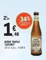 E.Leclerc Lefort - bière triple offre