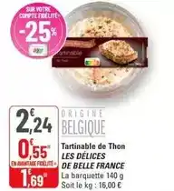 G20 Belle france - tartinable de thon offre