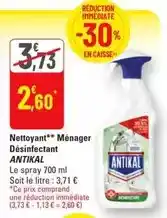 G20 Antikal - nettoyant menager désinfectant offre
