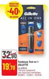 G20 Gillette - tondeuse tout en 1 offre
