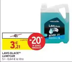Intermarché Lumi'car - lave-glace offre