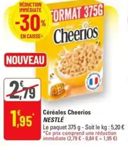 G20 Céréales cheerios nestlé offre