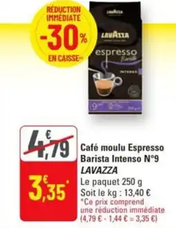 G20 Café moulu espresso barista intenso nº9 lavazza offre