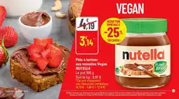 G20 Pâte à tartiner aux noisettes vegan nutella offre