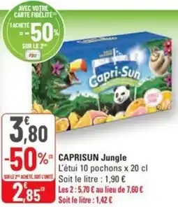 G20 Caprisun jungle offre