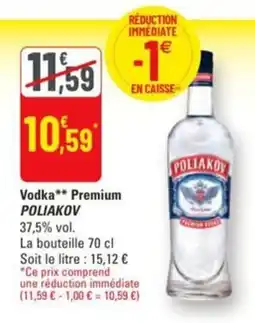 G20 Vodka premium poliakov offre