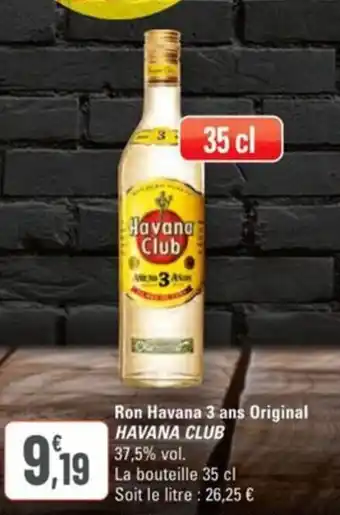 G20 Ron havana 3 ans original havana club offre