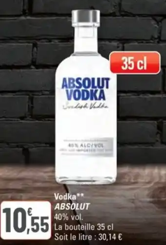 G20 Vodka absolut offre