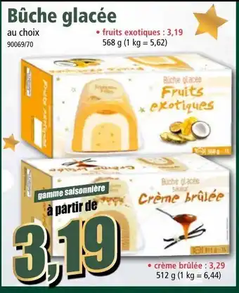 Norma Bûche glacée offre