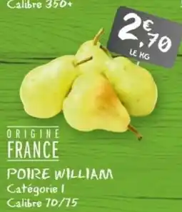 G20 Poire william offre
