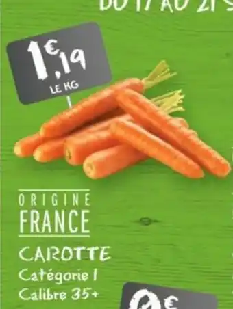 G20 Carotte offre