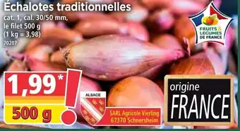 Échalotes traditionnelles