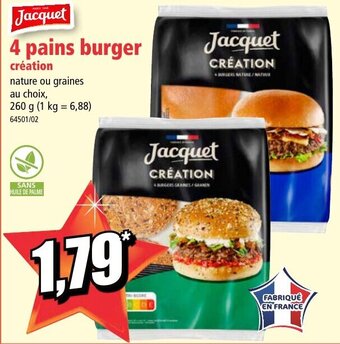 Norma 4 Pains burger offre