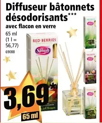 Norma Diffuseur bâtonnets désodorisants offre