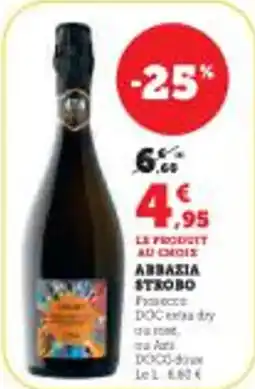Super U Αββασια strobo offre
