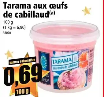 Norma Tarama aux œufs de cabillaud offre