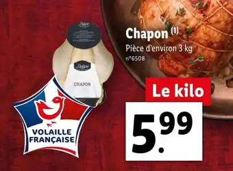 Lidl Chapon offre