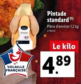 Lidl Pintade standard offre