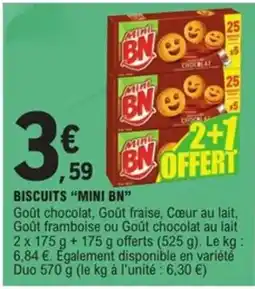 E.Leclerc Express MINI BN Biscuits offre