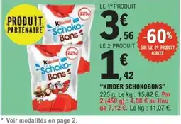 E.Leclerc Express KINDER Schokobons offre
