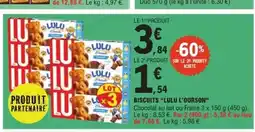 E.Leclerc Express LULU L'OURSON Biscuits offre