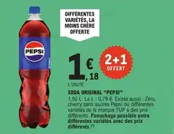 E.Leclerc Express PEPSI Soda original offre