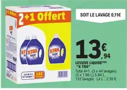 E.Leclerc Express X-TRA Lessive liquide offre