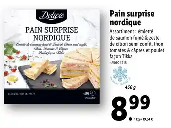 Lidl Pain surprise nordique offre