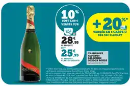 U Express Champagne aop brut g.h. mumm cordon rouge offre