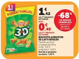U Express Biscuits aperitifs 3d lay's bugles offre