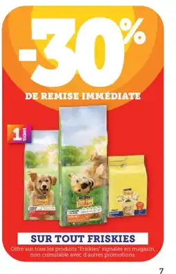 U Express FRISKIES Sur tout offre