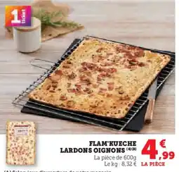 U Express Flam'kueche lardons oignons offre