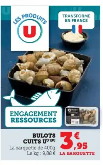 U Express Bulots cuits u offre