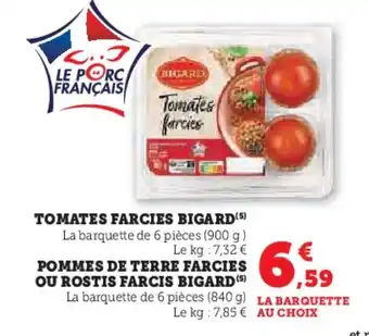 U Express BIGARD Tomates farcies offre