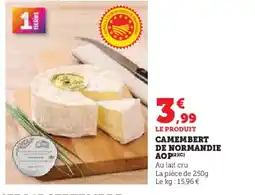 U Express Camembert de normandie aop offre