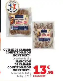 U Express MAISON MONTFORT Cuisse de canard confite offre