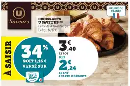 U Express Croissants u saveurs offre